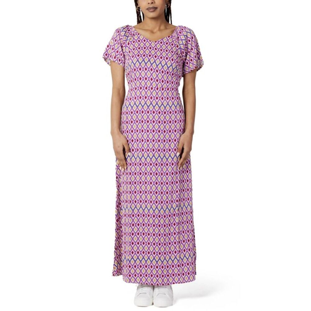 Only Purple Viscose Casual Women's Dress